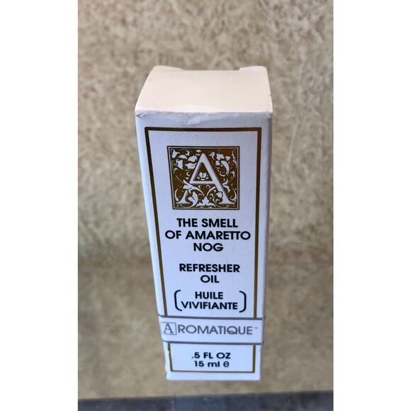 AROMATIQUE Amaretto Nog REFRESHER OIL Flower Floral Scented Potpourri NEW NIB - Picture 1 of 3